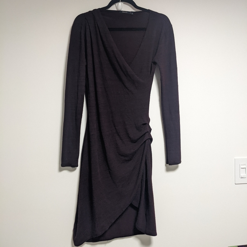 RW&Co Wrap Dress Long Sleeve - Picture 4 of 6
